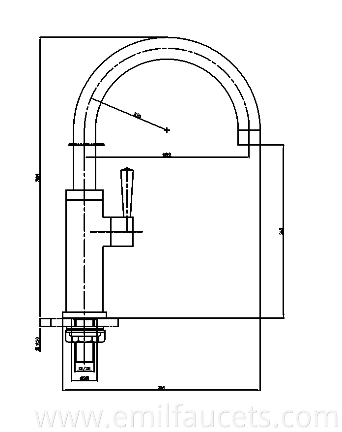 single handle time delay faucet